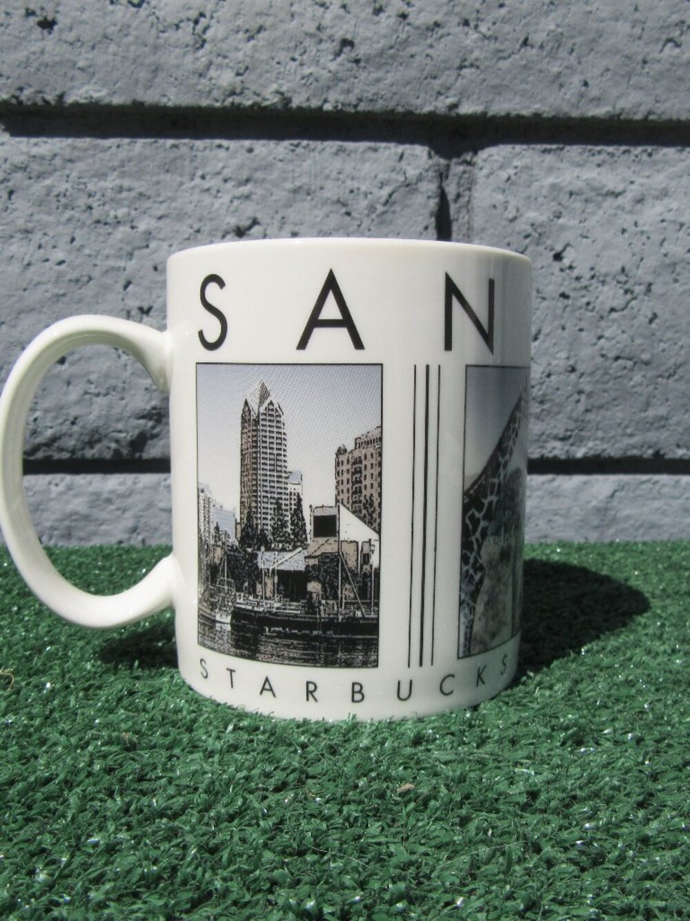 Vintage 2003 Starbucks Barista Series City Scenes San Diego Coffee Cup Mug
